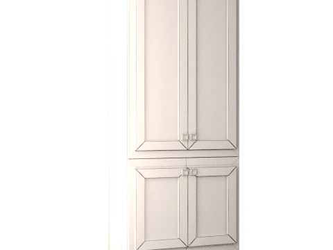 Classic Bookcase 3D Model
