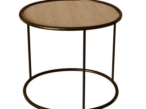 Round Coffee Table 3D Model
