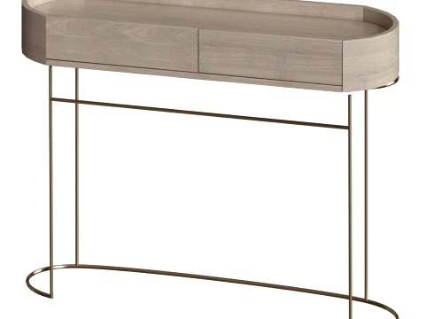 Train Console Table 3D Model
