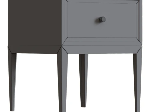 Tai One-Drawer Bedside Table 3D Model