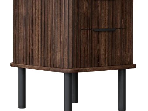 Glide Bedside Table 3D Model