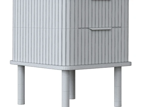 Glide Bedside Table 3D Model