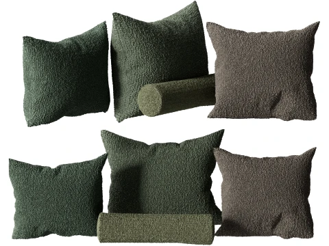Decorative Pillows Set Modelo 3D