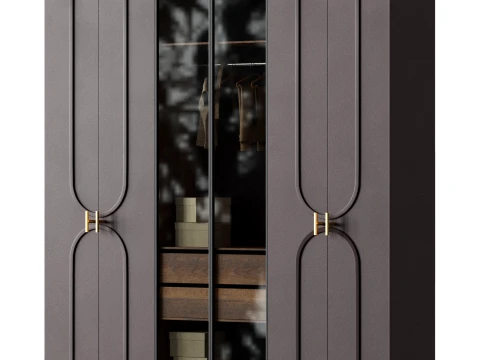 Wardrobe with Clothes 3D Model