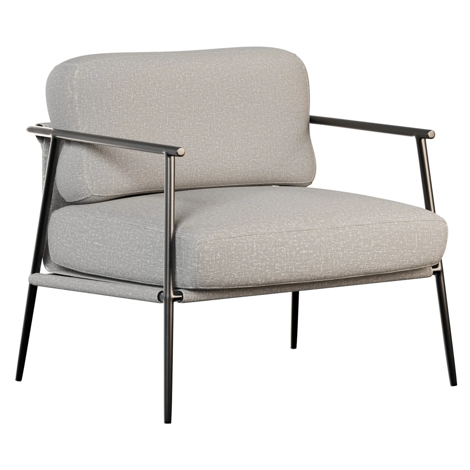 Telso Armchair 3D Model .c4d .max .obj .3ds .fbx .stl .blend 