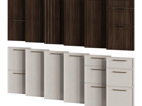 Kitchen Cabinet Fronts 3D Model