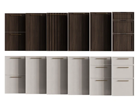 Kitchen Cabinet Fronts 3D Model