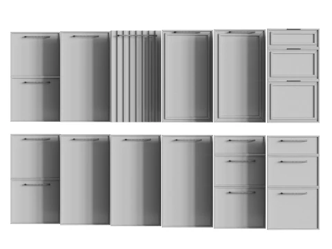 Kitchen Cabinet Fronts 3D Model
