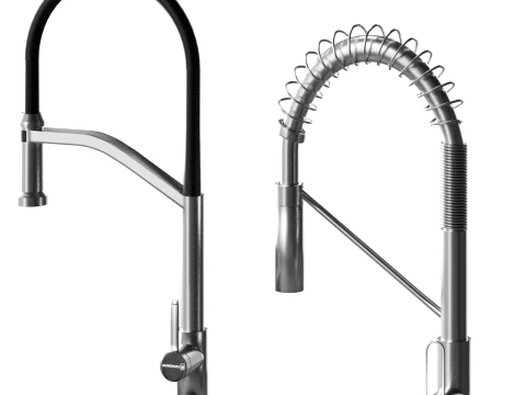 Omoikiri Kitchen Faucet Set 3D Model