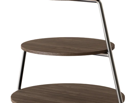 Coffee Table with Decorative Accessories 3D Model