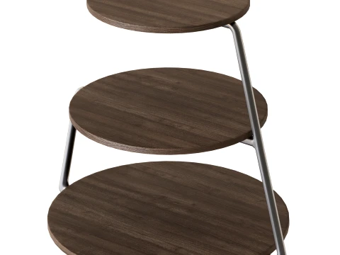 Coffee Table with Decorative Accessories 3D Model