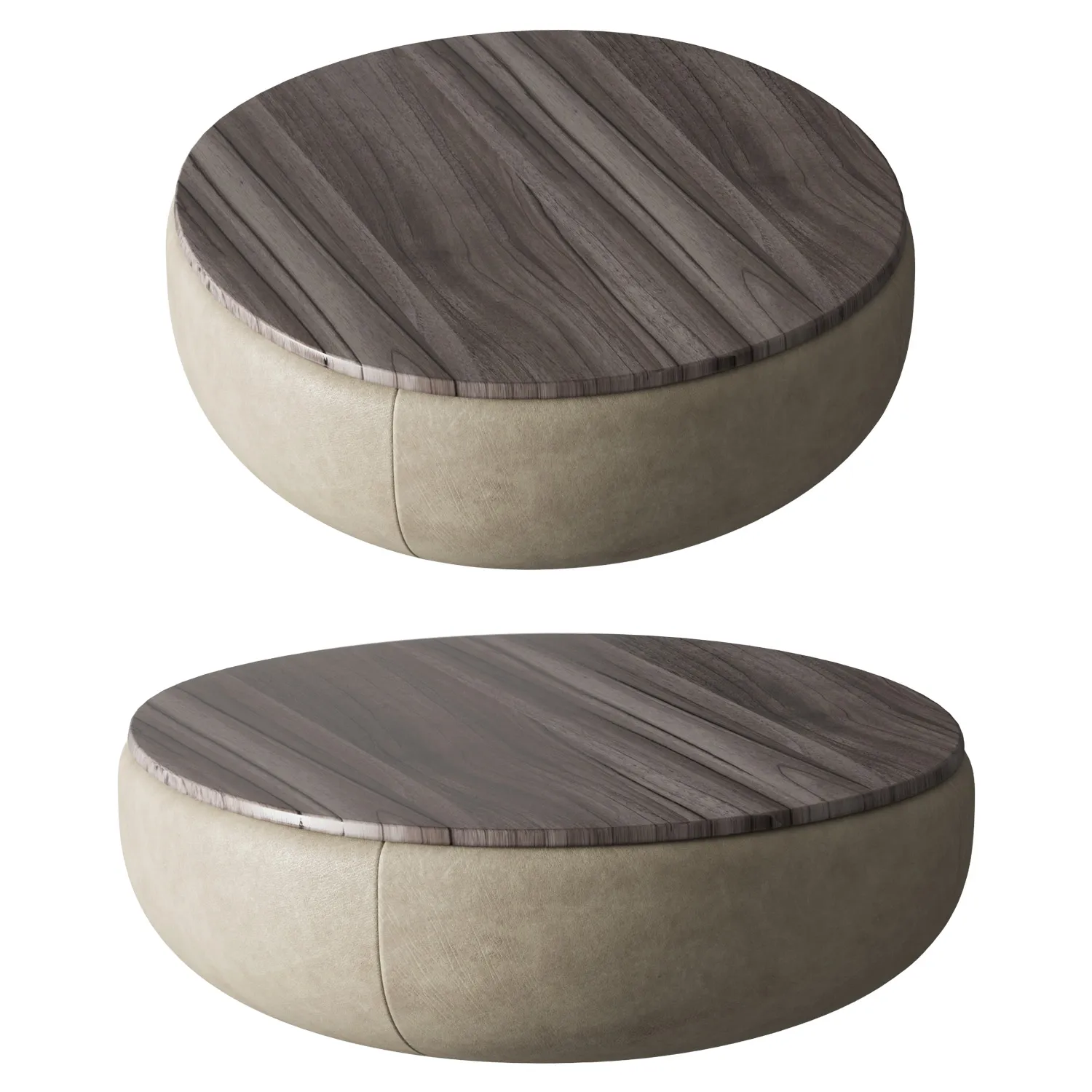 Round Coffee Table 3D Model .c4d .max .obj .3ds .fbx .stl .blend 