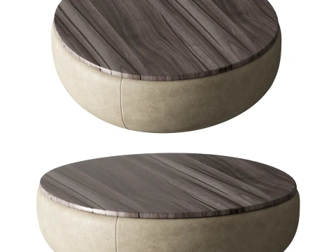 Round Coffee Table 3D Model