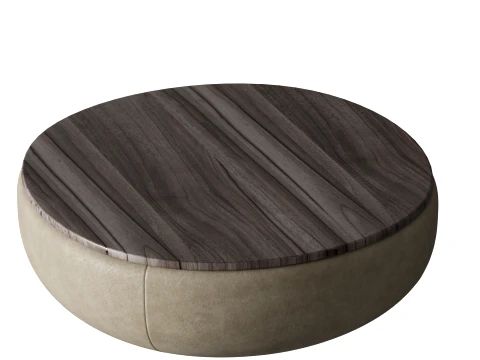 Round Coffee Table 3D Model
