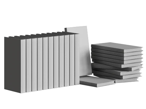 Books Set 3D Model