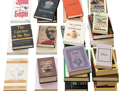 Books for Interior Decor 3D Model