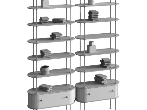 BOOKCASE MARTIN I 3D Model