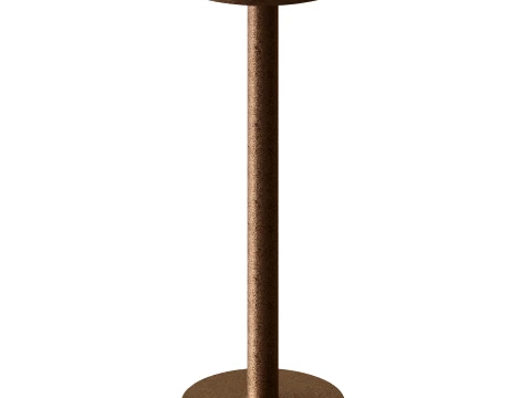 Blaze Side Table Graphite - Champagne 3D Model