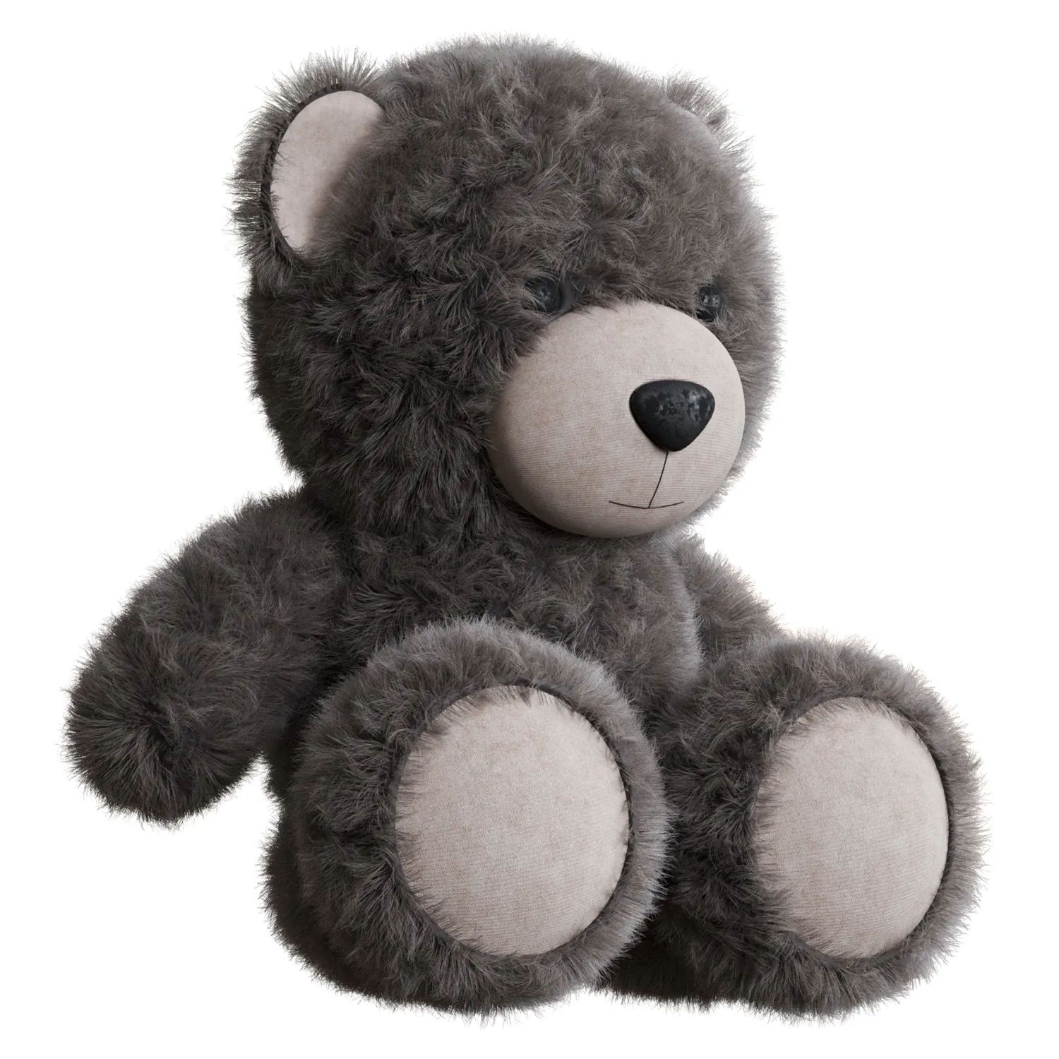 Plush Teddy Bear 3D Model .c4d .max .obj .3ds .fbx .stl .blend 
