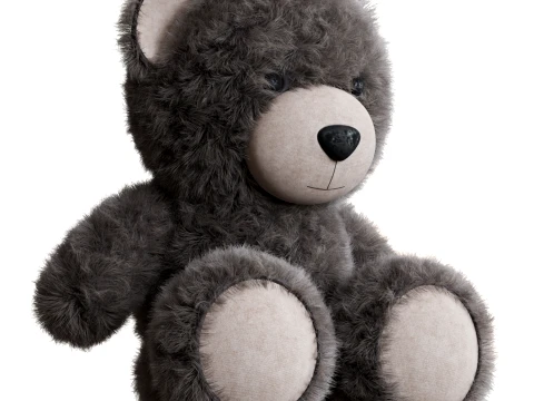 Plush Teddy Bear 3D Model