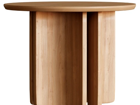 Dunham Wood Kitchen Table 3D Model
