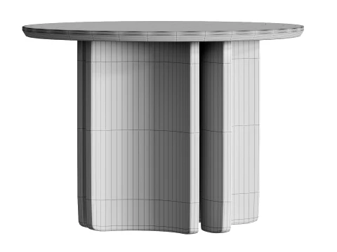 Dunham Wood Kitchen Table 3D Model