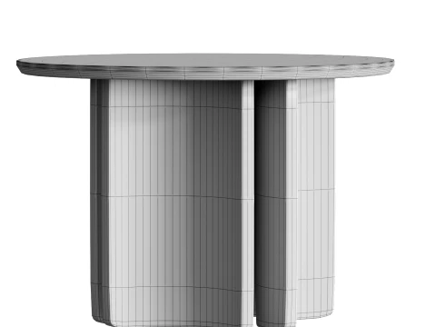 Dunham Wood Kitchen Table 3D Model