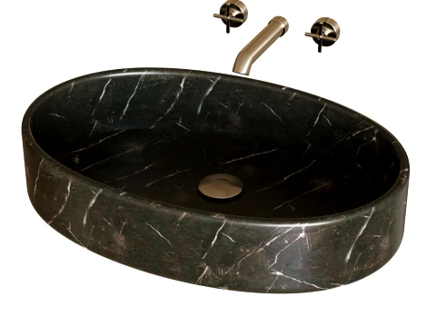 Black Countertop Sink 3D Model