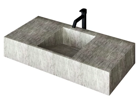 Countertop Washbasin 3D Model