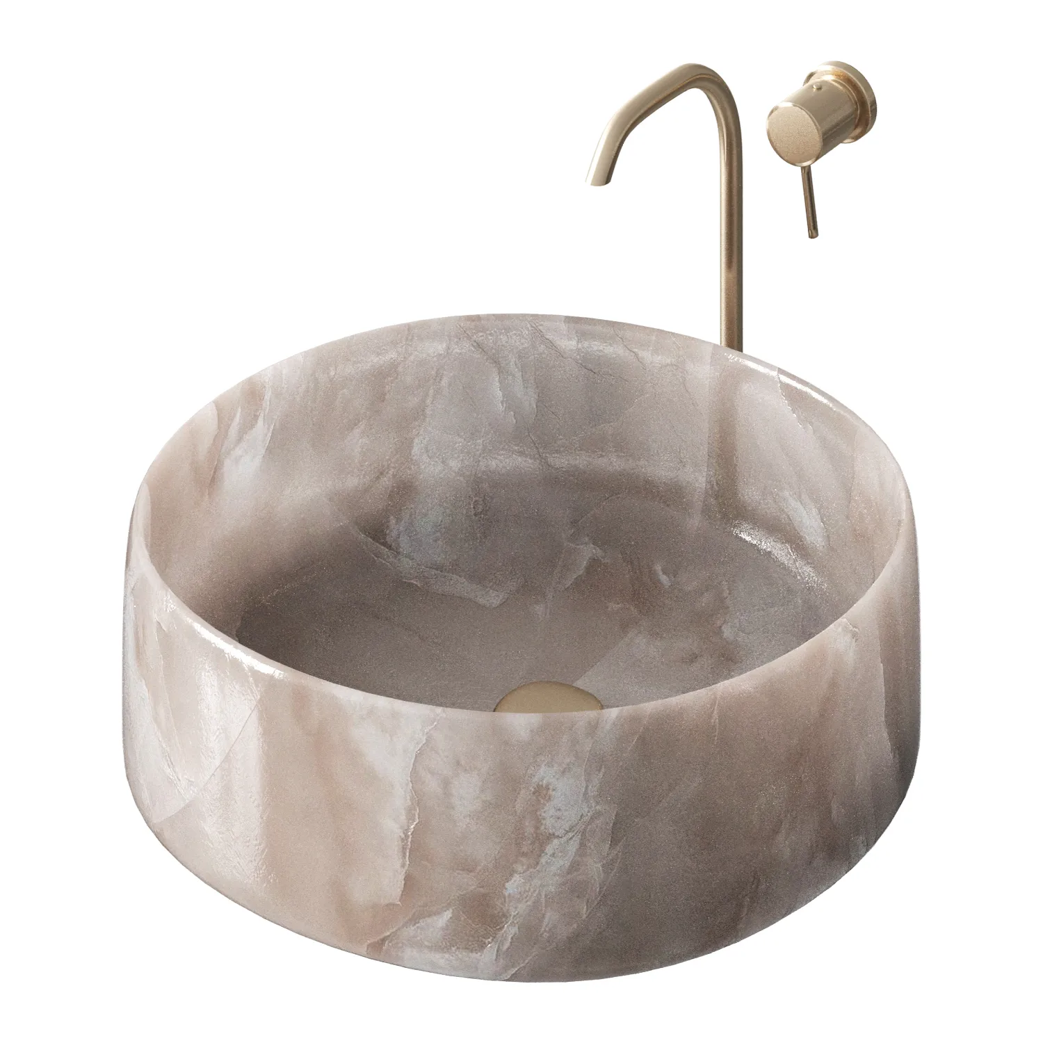 Washbasin 3D Model .c4d .max .obj .3ds .fbx .stl .blend