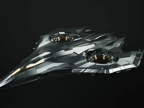 Astronave di fantascienza Modello 3D