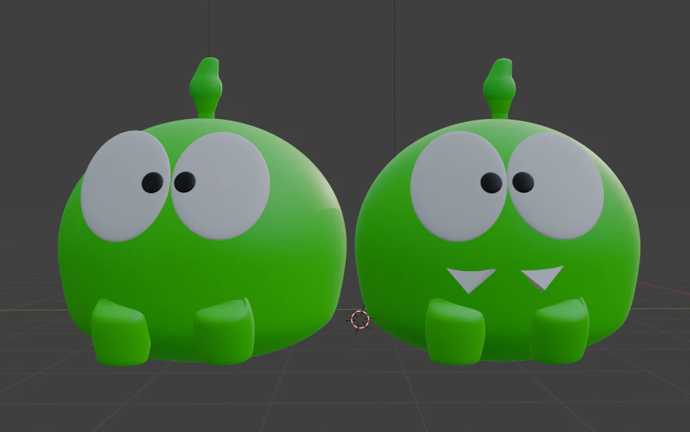 Om Nom cut the rope 3D Model .c4d .max .obj .3ds .fbx .stl .blend 