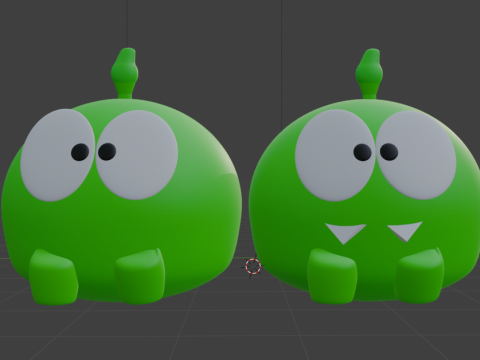 Om Nom cut the rope 3D Model