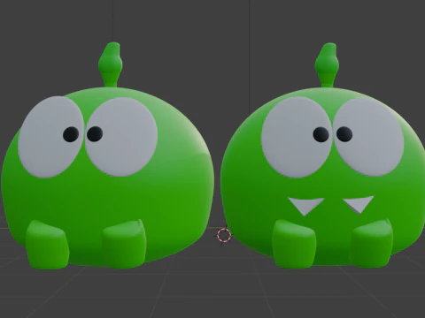 Om Nom cut the rope 3D Model