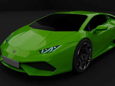 Huracan Car 3D Model