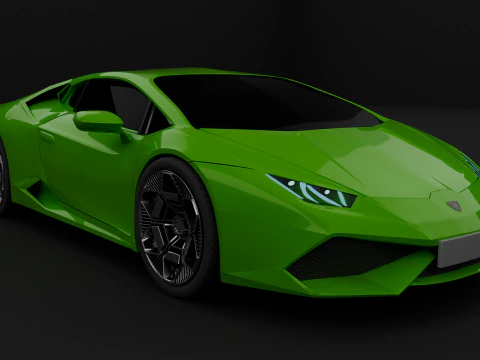 Huracan Car 3D Model