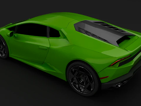 Huracan Car 3D Model