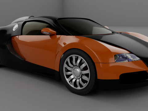 Bugatti Veyron Car 3D 모델