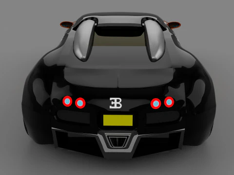Bugatti Veyron Car 3D Model