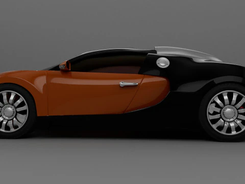 Bugatti Veyron Car 3D Model