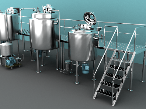 Sugermanufacturingmachine 3D 模型