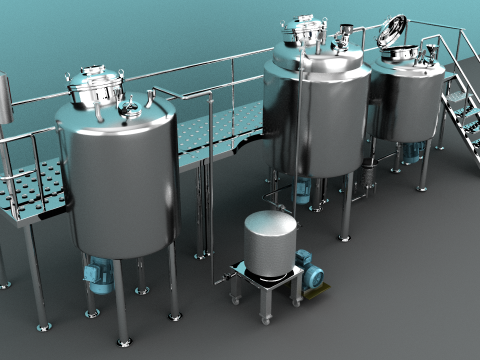 Sugermanufacturingmachine 3D 模型