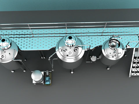 Sugermanufacturingmachine 3D Model