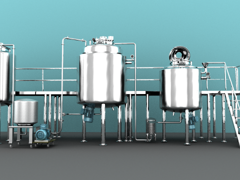 Sugermanufacturingmachine 3D 模型