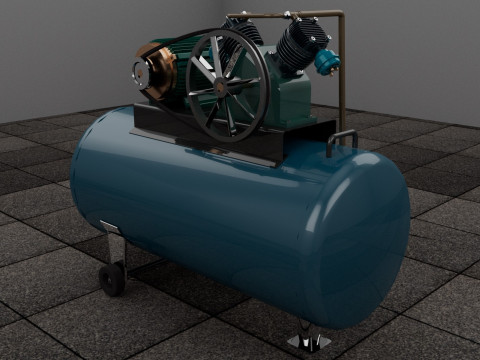 Air Compressor 3Dモデル
