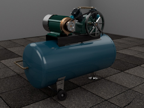 Air Compressor 3Dモデル