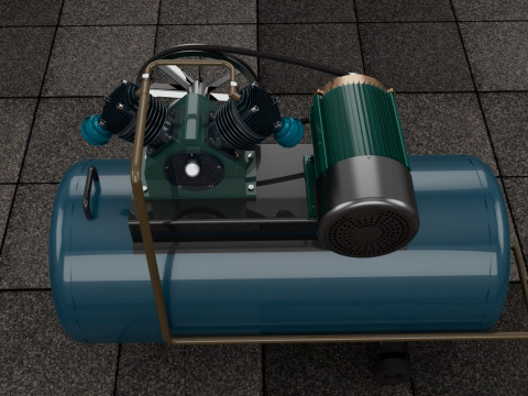 Air Compressor 3Dモデル