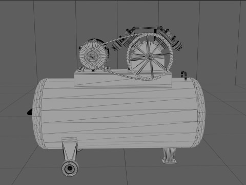 Air Compressor 3Dモデル