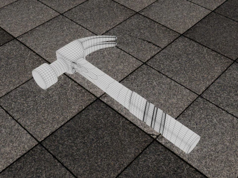 망치 3D 모델