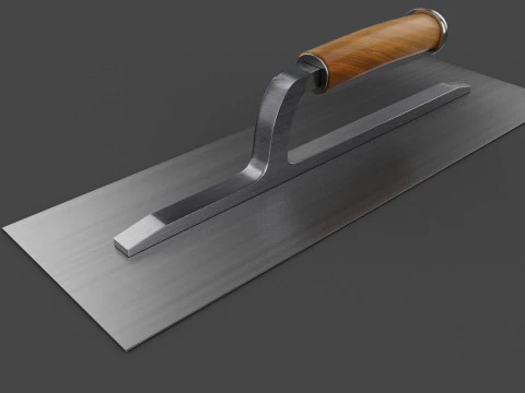 Plastering Trowel 3D Model
